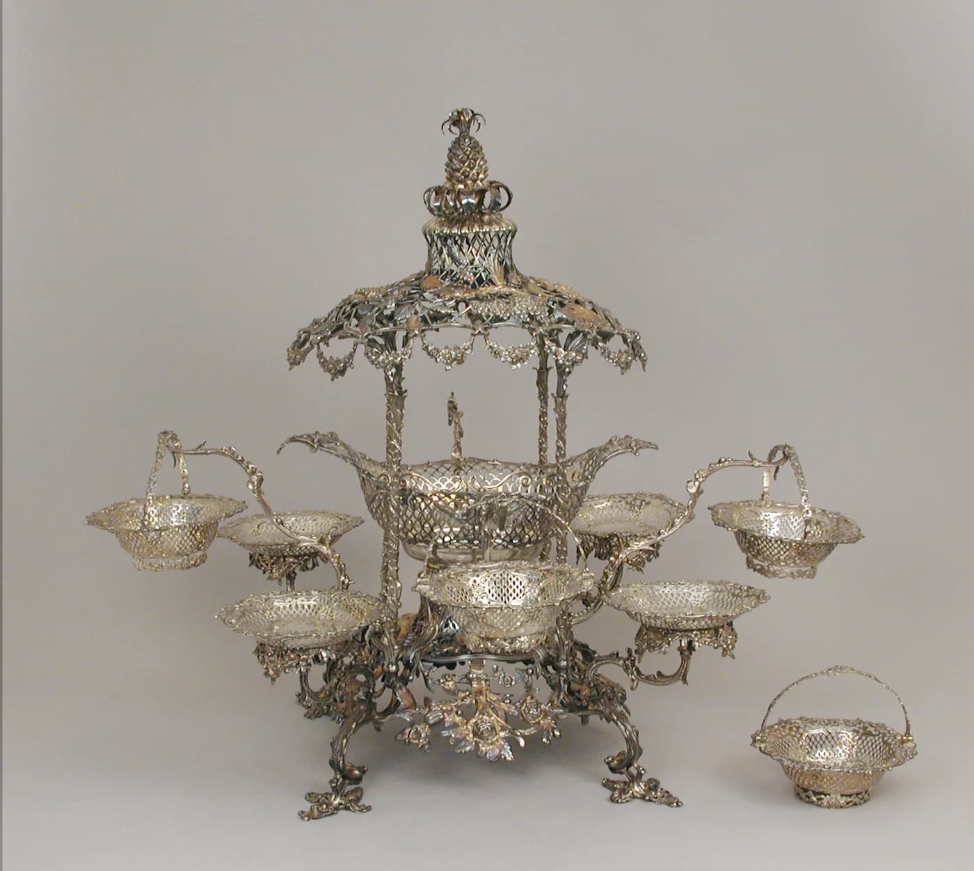 George III Silver Epergne