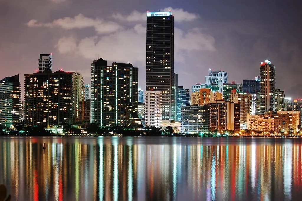 Neon Skyline: Miami After Dark